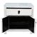 White Bedside Table - Open View