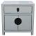 White Bedside Table