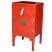 Red Bedside Table