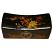 Black Medium Pillow Shape Jewellery Box - Front View