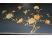 Oriental Black Leather TV Cabinet - Top Detail