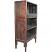 Original Chinese Antique Wood Bookshelf Side