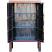 Red Chinese Arts Large Cabinet Open