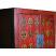 Red Chinese Arts Large Cabinet Top