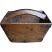 Chinese Large Brown Rice Carrying Basket Side