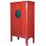 Red Chinese Wedding Cabinet Great Hardware Side
