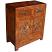 Rare Antique Chinese Small Painted Cabinet side view