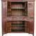 Giant Antique Carved Chinese Armoire Cabinet Open View