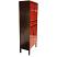 Original Red Traditional Chinese Cabinet Left Side View