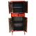Original Red Traditional Chinese Cabinet Open View