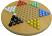 Black Leather Chinese Checkers Set