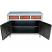 Original Mongolian Painted Sideboard Open