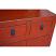 Original Red Two Drawer Bedside Table Draw