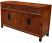 Original Wooden Two Door Four Drawer Sideboard side