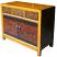 Mongolian Painted Sideboard Rare colour side