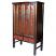 Red Chinese Carved Wedding Cabinet angle