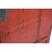Chinese Red Butterfly Painted Sideboard Detail