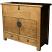 Chinese Gold Leaf Chest Sideboard Side View