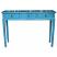 Blue Three Drawer Console Table Fron View