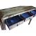 Natural Three Drawer Chinese Console Table Open