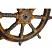 Original Ship Steering Wheel Detail
