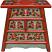 Tibetan Chinese Red Barber Stool 