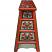 Tibetan Chinese Red Barber Stool Front