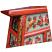 Tibetan Chinese Red Barber Stool Detail