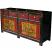 Original Mongolian Chinese Sideboard Angle