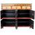 Tibetan Cabinet w/Eight Painted Tibetan Symbols open