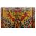 Tibetan Tall Cabinet Flora Painting Details