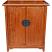 Elm Ming Style Tapered Cabinet