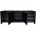 Large Chinese Black Lacquered Sideboard/Buffet Open