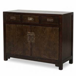 Chinese Sideboard Three Drawers Two Doors