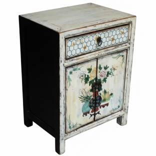 Tibetan Painted Bedside Table