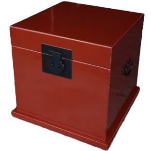 Red Lacquered Chinese Chest