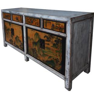 Chinese Sideboard Mongolian Style 