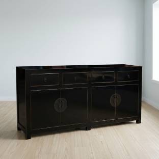 Black Lacquered Sideboard Buffet 180cm