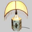 Creamy Two Drawers Painted Lamp- Base Only