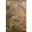 Old Shanghai Advertising Poster - Semi Nude Lady Ad