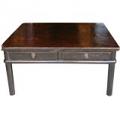 Brown Double Sided Drawers Rustic Coffee Table