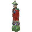 Porcelain Chinese Qing Dynasty Emperor Qianlong Statue
