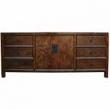 Large Antique Chinese Natural Elm Sideboard/Buffet 200 cm