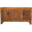 Antique Manchurian Elm Lacquered Sideboard