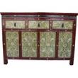 Original Painted Tibetan Sideboard Cabinet