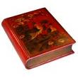 Red Book Shape Decoration Box