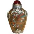 Chinese Snuff Bottle with Bridge and River Painting