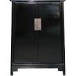 Black Ming Style Tapered Cabinet