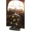 Black Painted Classical Chinese Round Base Only Lamp 