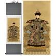 Chinese Empress Portrait on Silk Scroll